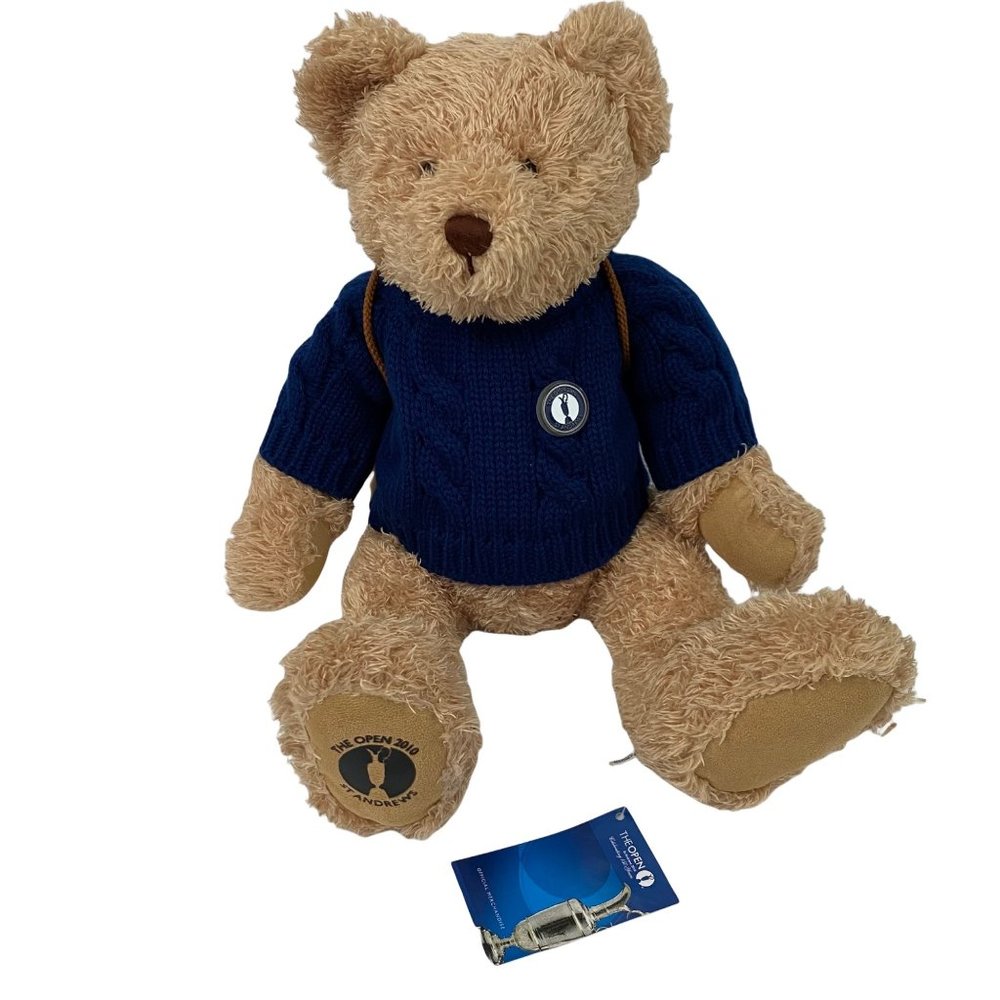 The Open Caddy Bear 2010 St Andrews Golf Teddy Bear